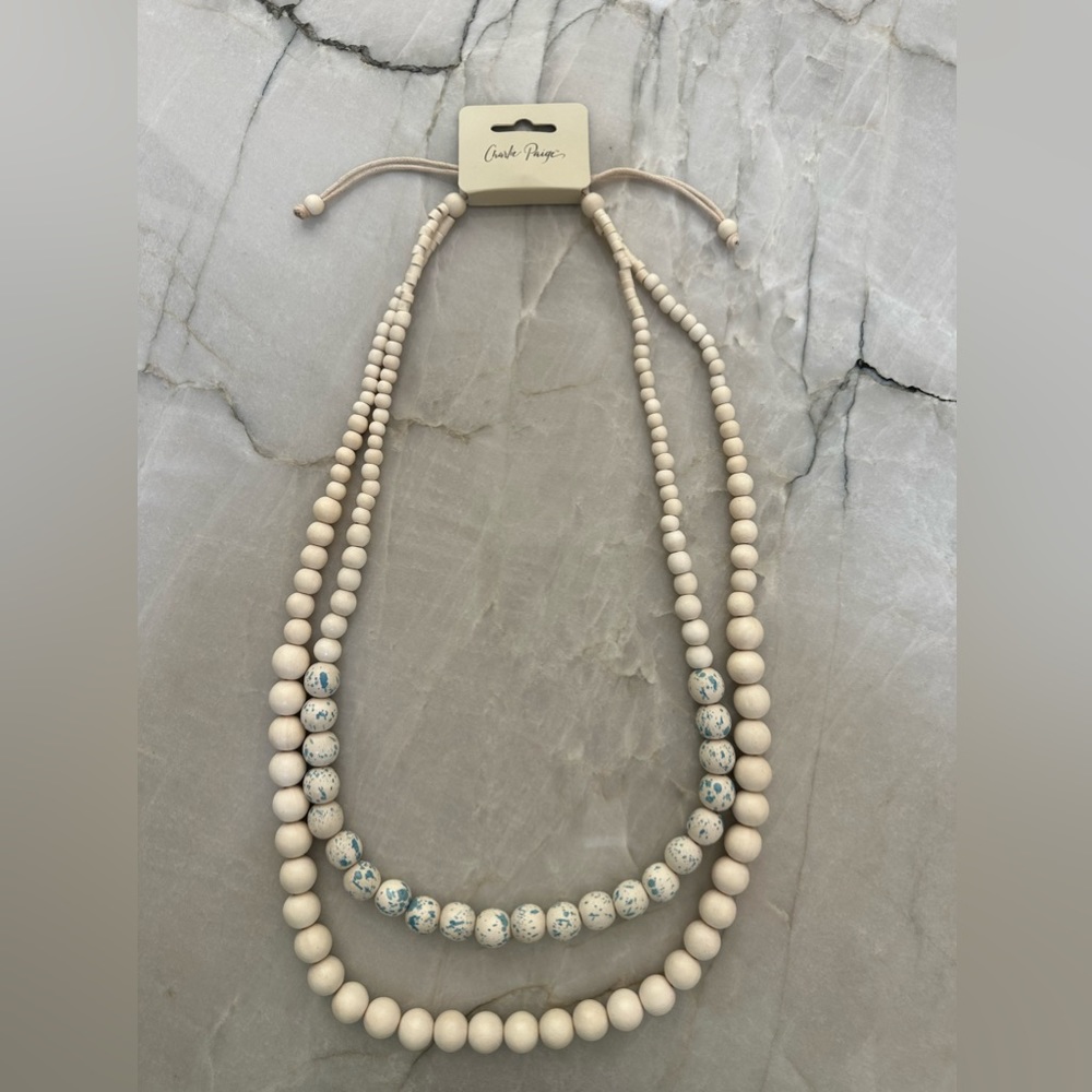 Charlie Paige Boho Beaded Necklace - Picture 1 of 4